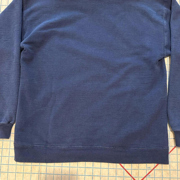 Thrasher Magazine Flames Navy Blue Pullover Hoodie Sweatshirt Men’s Small - Picture 10 of 15